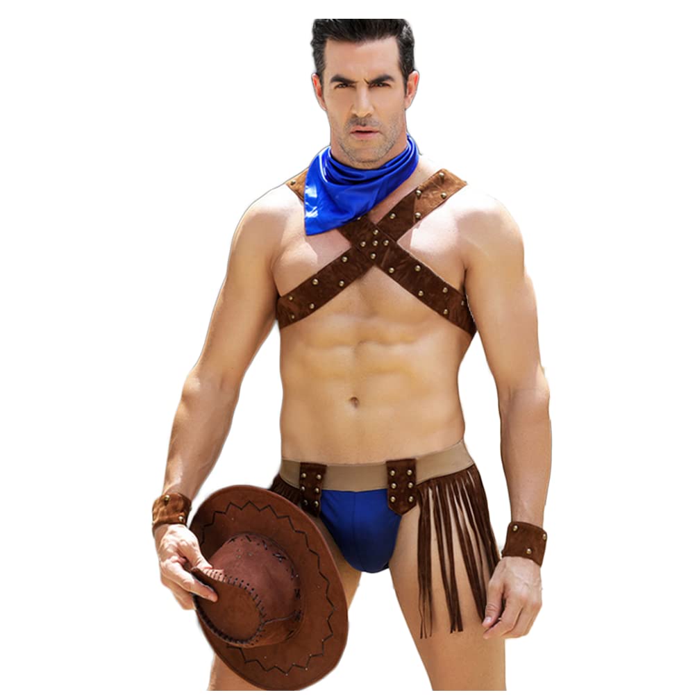 Tanga para Hombre Sexy Lingerie Conjunto de Cosplay