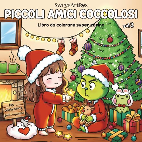 Piccoli Amici Coccolosi ? Vol. 2: Libro da Colorare per Tutte le Eta con Disegni Facili, Carini e Rilassanti in Stile Cute & Coz