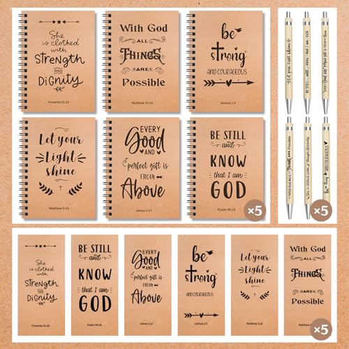 Carnets chrétiens à spirale de poche pour groupes d'étude de la Bible - 4