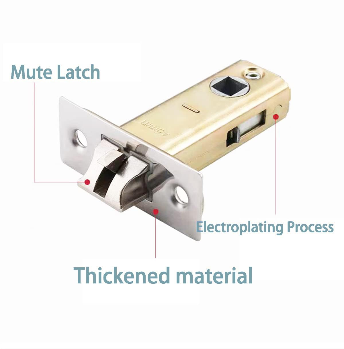 TOP-VIGOR 1Pcs 45mm Tubular Mortice Latch - Image 3