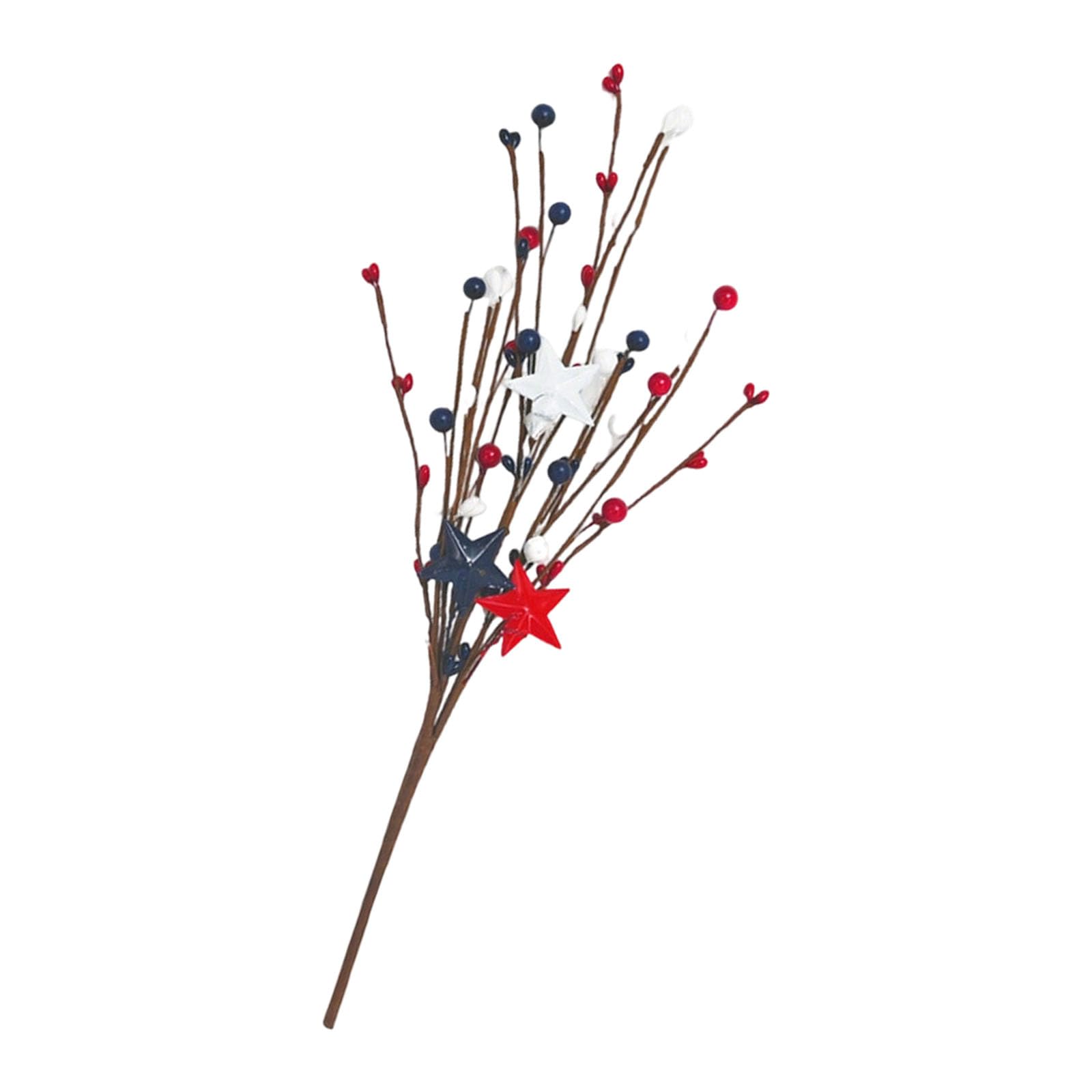 Xinsheinelry Realistic Faux Berries Stems Independence Day Decor Sturdy Party Supplies Realistic Berries Branch