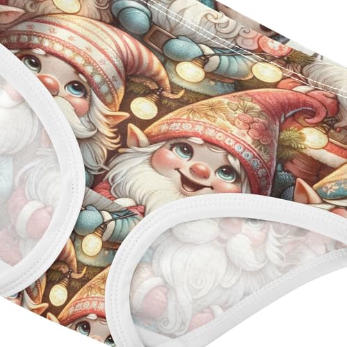 Cotton Toddler Girls Underwear Cute Gnome Family Cute Panties Girl Pattern Briefs Girls Undies 2t4