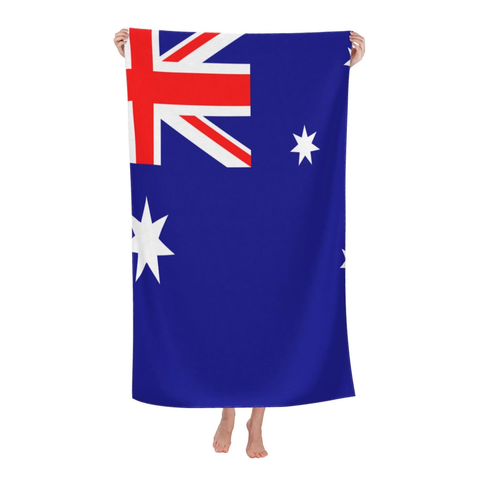 LSRCPD Beach Towel Australia Flag Microfiber Beach Towels Blanket Oversized Tropical Big Extra Large XL Pool Towels Quick Dry Sandproof for Women Girls Kids