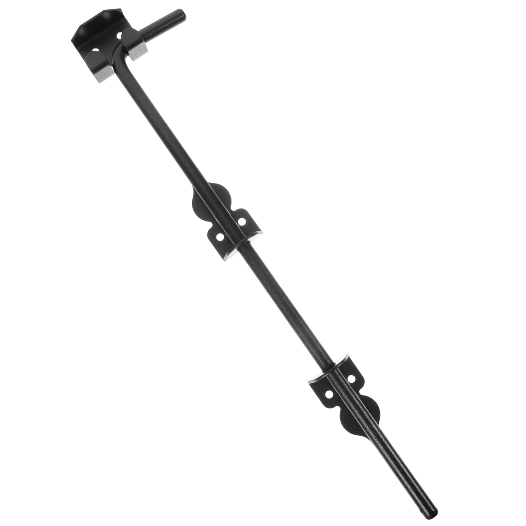 Loquet de Portail en Fer Noir pour Grandes Portes Renforcées