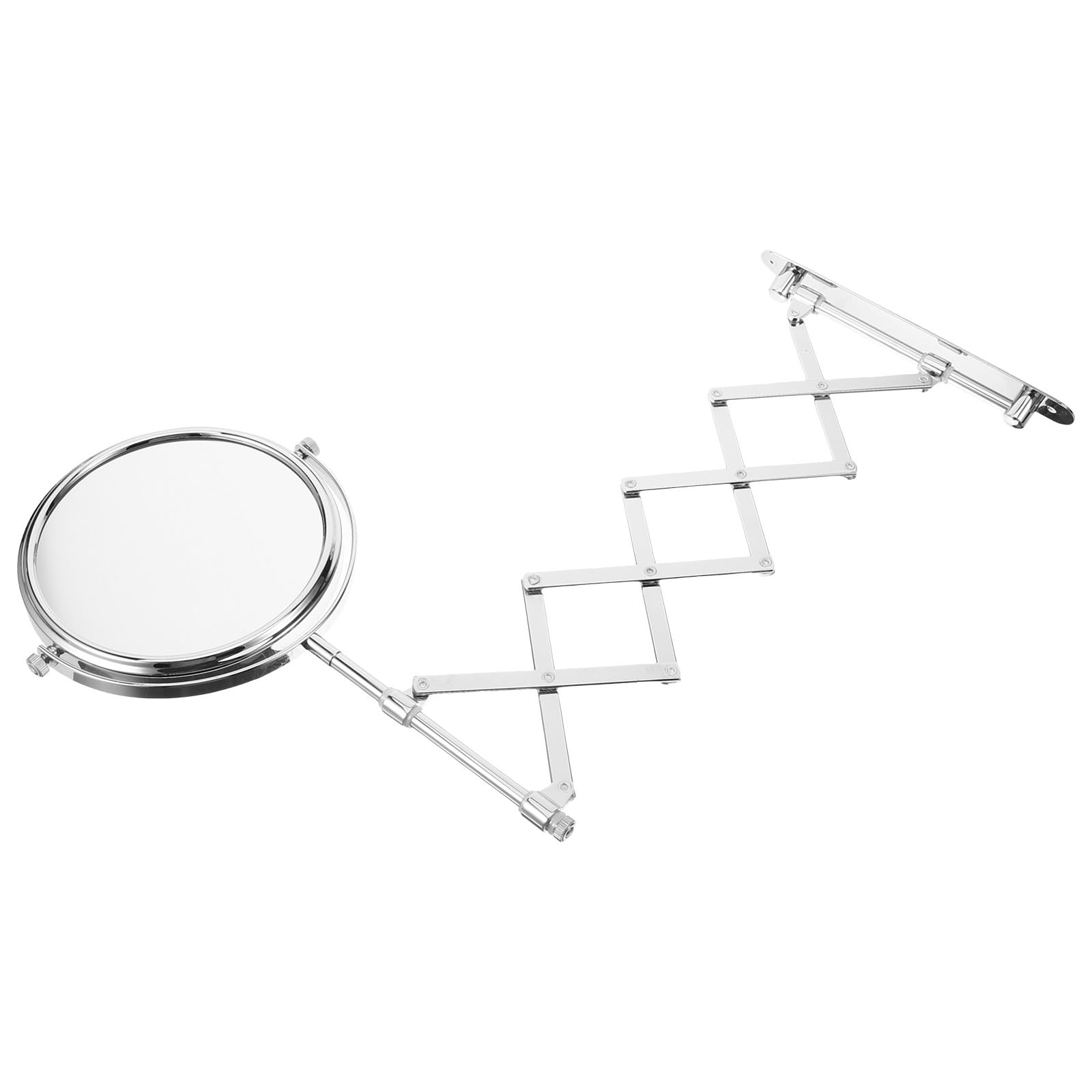 Miroir mural pivotant contre l'encombrement pour un rasage et maquillage impeccables