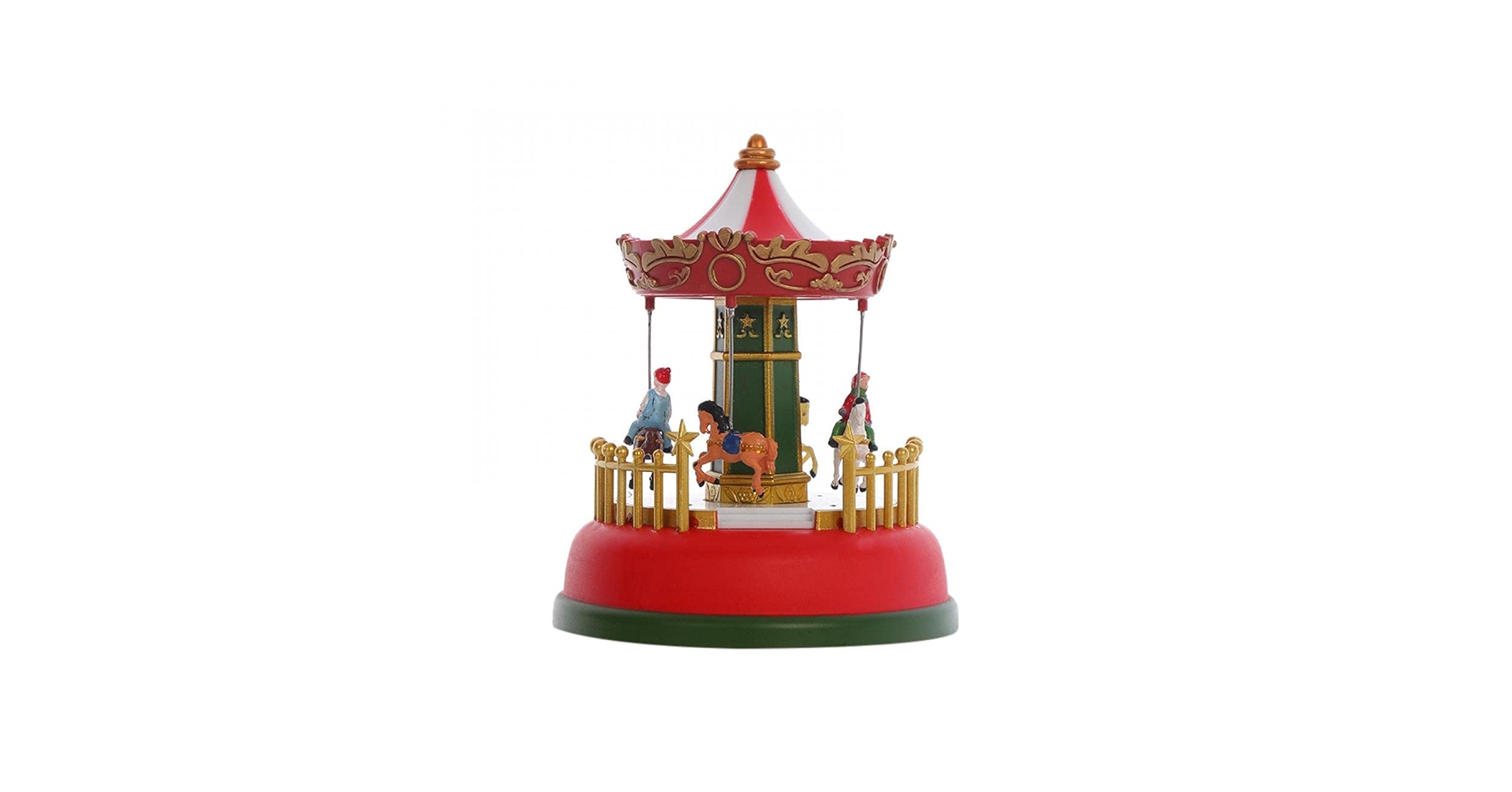【レア品 ２点セット】クリスマス オブジェ 観覧車／メリーゴーランド Amazon.co.jp: DreamYS クリスマスライト メリーゴーランド ス