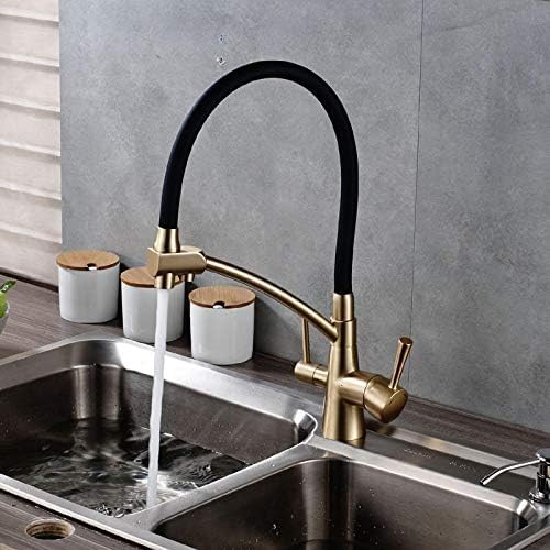Robinet d'eau potable de cuisine à rotation 360 degrés et mélangeur eau pure