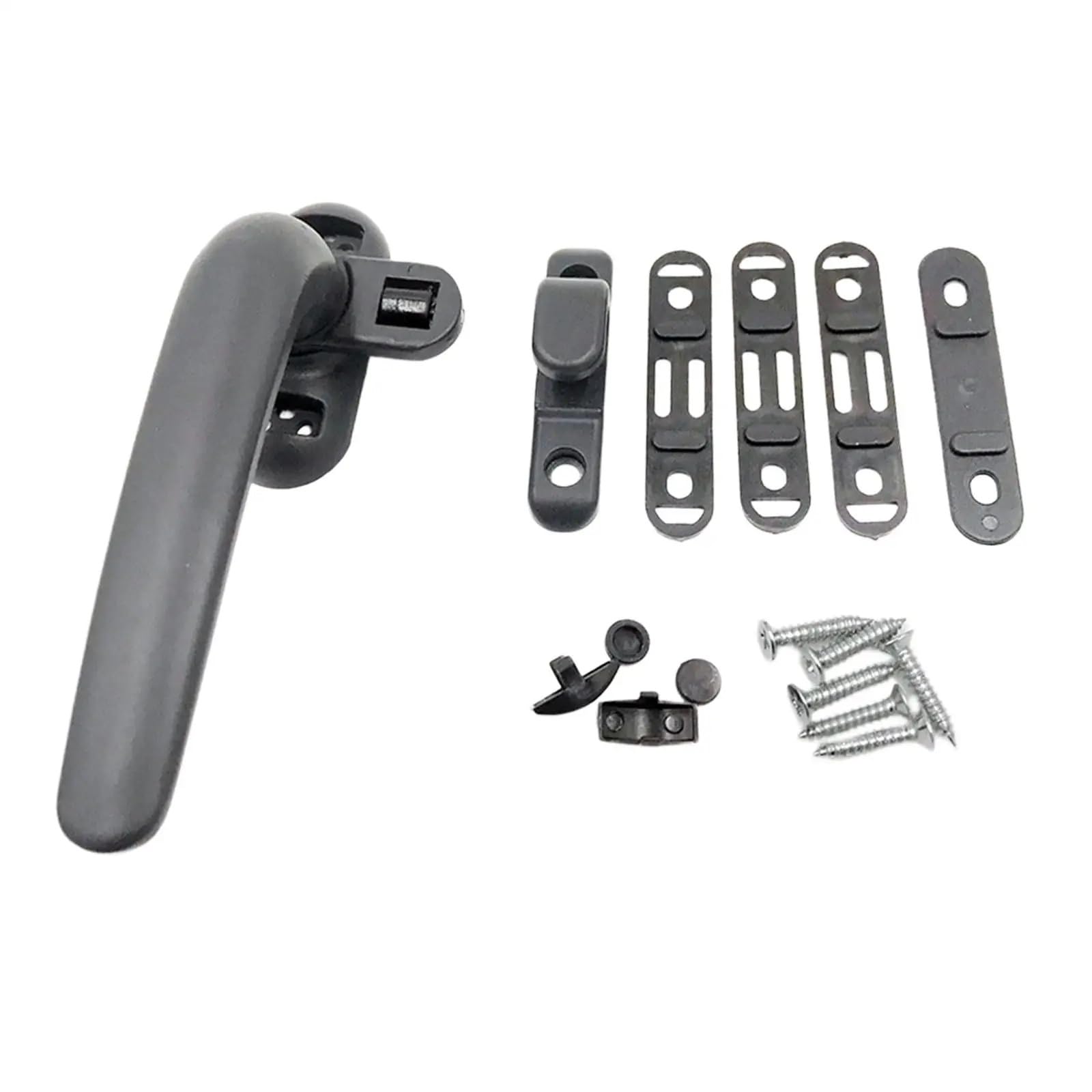WDWDW Window Handles Casement Locking Aluminum Alloy with Screws