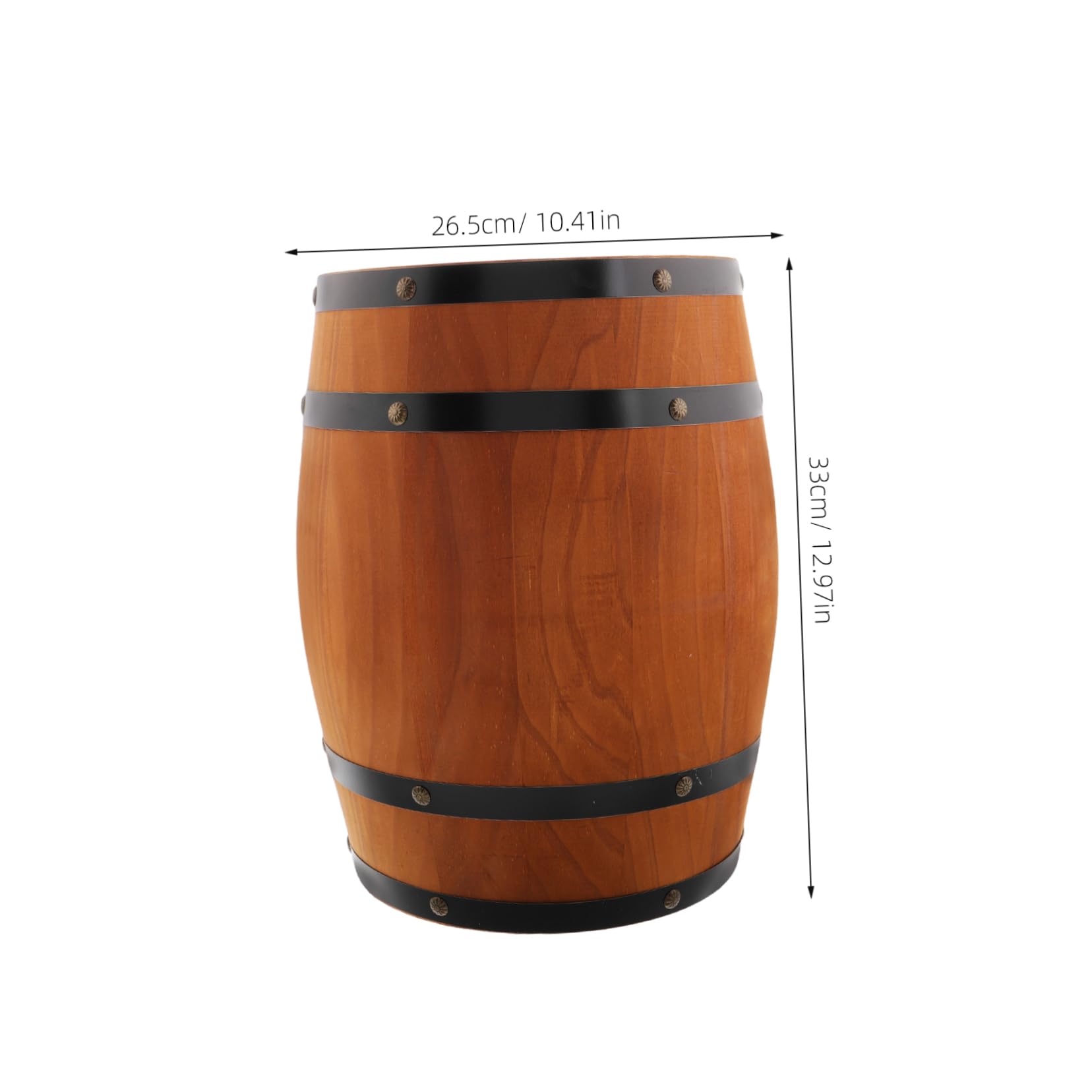Amazon.co.jp: VICASKY 木製 ワイン樽 壁掛け 半樽 ドリンクバー用装飾