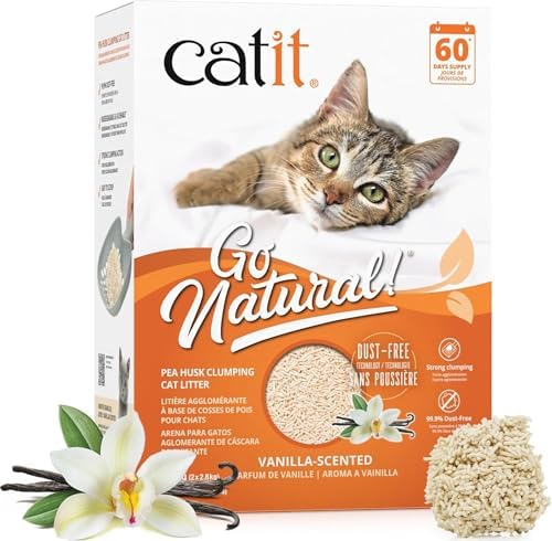 Catit Go Natural! Sand Peas, Vanilla Aroma 5.6 kg