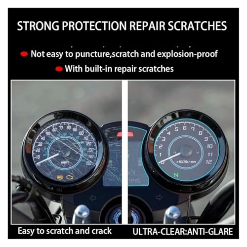 Protection écran Moto ADX125 contre les rayures de clés : 10 films adhésifs de rechange