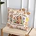 Oaspulse Capybara Throw Pillow Covers Set of 2, Soft 18x18 Inch Pillow Cases, Cute Capybaras Gifts for Girls, Home Decor for Living Room Bedroom Kids Room (Capybara 3)