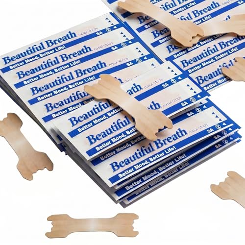 Nasenpflaster Schnarchen 100 Stück Schnarchstopper Pflaster Anti-Schnarch-Pflaster Nasenstrips Größe l (66 x 19 mm) Nasenstrips gegen Schnarchen Zum Schlafen und Sport Verbesserung der Atmung