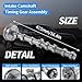 EPChunMi Intake Camshaft Timing Gear Assembly for 2008-2017 VW Passat Golf Tiguan GTI Beetle for Audi Q5 A4 A6 2.0L EA888 Engine CBFA CCTA Replace 06H109021G 06H109021K 06L109021H 06H109021J