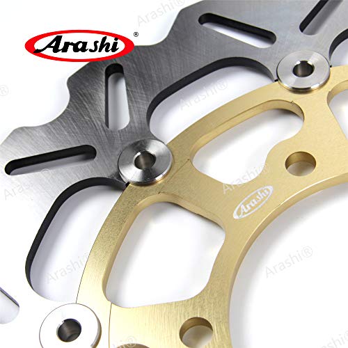 Arashi Rotores de discos de freio traseiros dianteiros para Suzuki GSXR 1000 2005-2008 K5 K6 K7 K8 A