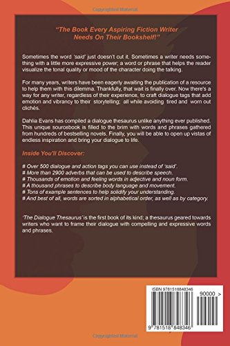 The Dialogue Thesaurus: A Fiction Writer's Sourcebook of Dialogue Tags and Phrases - Image 2