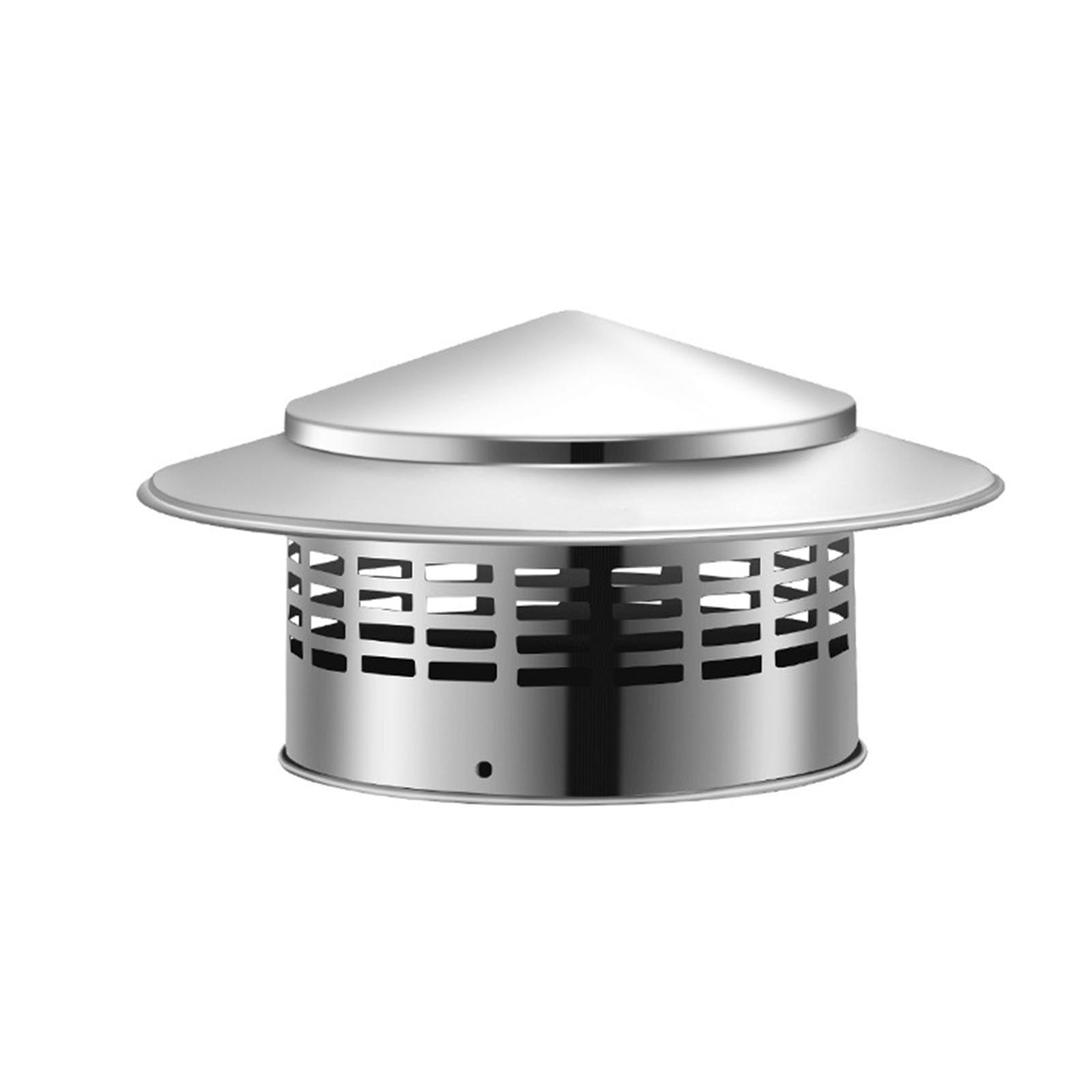 Tapas para chimeneas contra la Lluvia, Tapa de Chimenea de Acero Inoxidable - protección contra la Lluvia y la Chimenea, Tapa de Tubo de Chimenea con Rejilla, Tapa de Tec