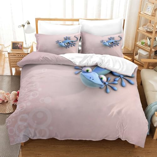Parure de lit king size Geckos housse de couette 220x240 cm - 3