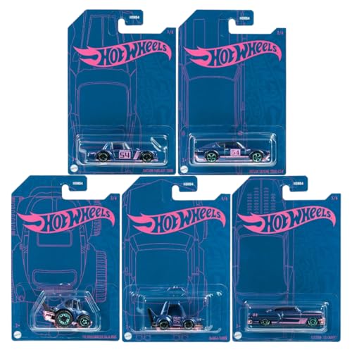 Hot Wheels 54th Anniversary Pearl and Chrome Series Wave 2 Set of