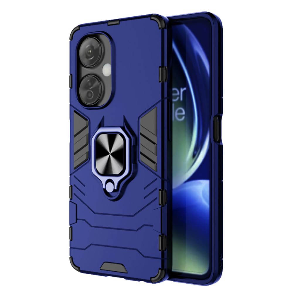 Casotec Armor OnePlus Nord CE 3 5G Defender Case | Rotating Ring Holder & Kickstand in-Built | Military Grade Armor | 360 Degree Protection Back Cover for OnePlus Nord CE 3 5G (Deep Blue) (B0D7TLF882) Amazon Price History, Amazon Price Tracker