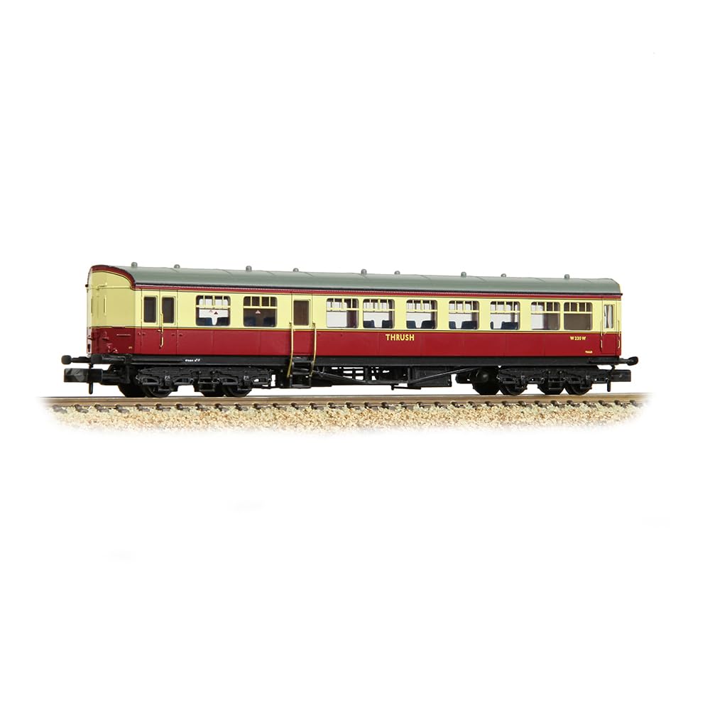 Graham Farish 374-610A GWR Hawksworth Auto-Trailer Thrush BR Crimson and Cream N Gauge