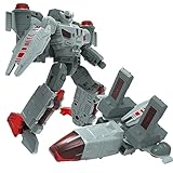 YUESIRUN Space Shuttle Warrior Robot Action Figures Toys, 9-inch Converting Spacecraft Figure, Transformable Mech Toys for Boys and Girls Ages 6 and Up