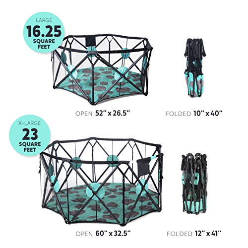 Milliard-Playpen-Portable-Playard-with-Cushioning-for-Safety-for-Travel-Indoor-and-Outdoor-Play-Yard-Pen-8-Sided