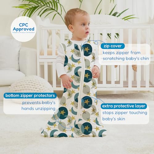 Image of TotAha Sleep Sack 15-18-24 Months 1.0 TOG, Unisex Buttery Soft Sleeping Sacks with 2-way Safe Zipper, Premium Winter Sleep Bag
