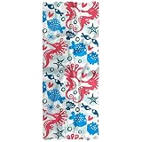 Bufanda ligera para mujer, primavera, otoño, invierno, chal, caballito de mar, peces hermosos, Varios colores