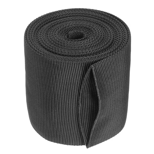 Manchon de protection en nylon 5,6 cm ID 3 m pour câble hydraulique noir