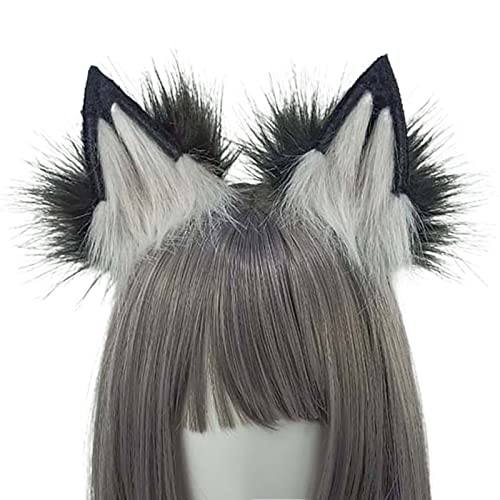 Bandeaux de tête mignon queue de loup pour vos soirées déguisées - 4
