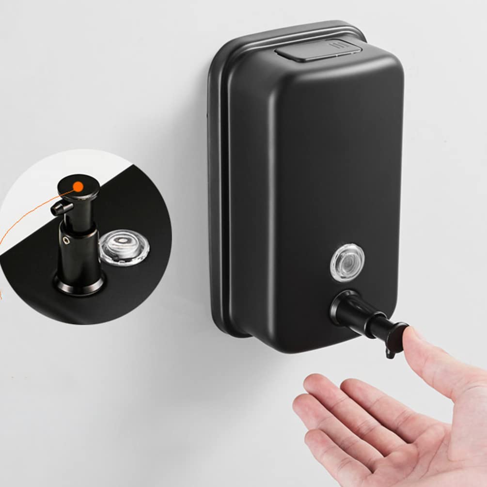 Alipis 1 Pc Dispensador De Jabon Dispensador De Jabón De Pared Dispensador De Jabón Comercial Dispensador Jabon Automático Dispensador De Jabón Recargable Botella De Champú Líquido