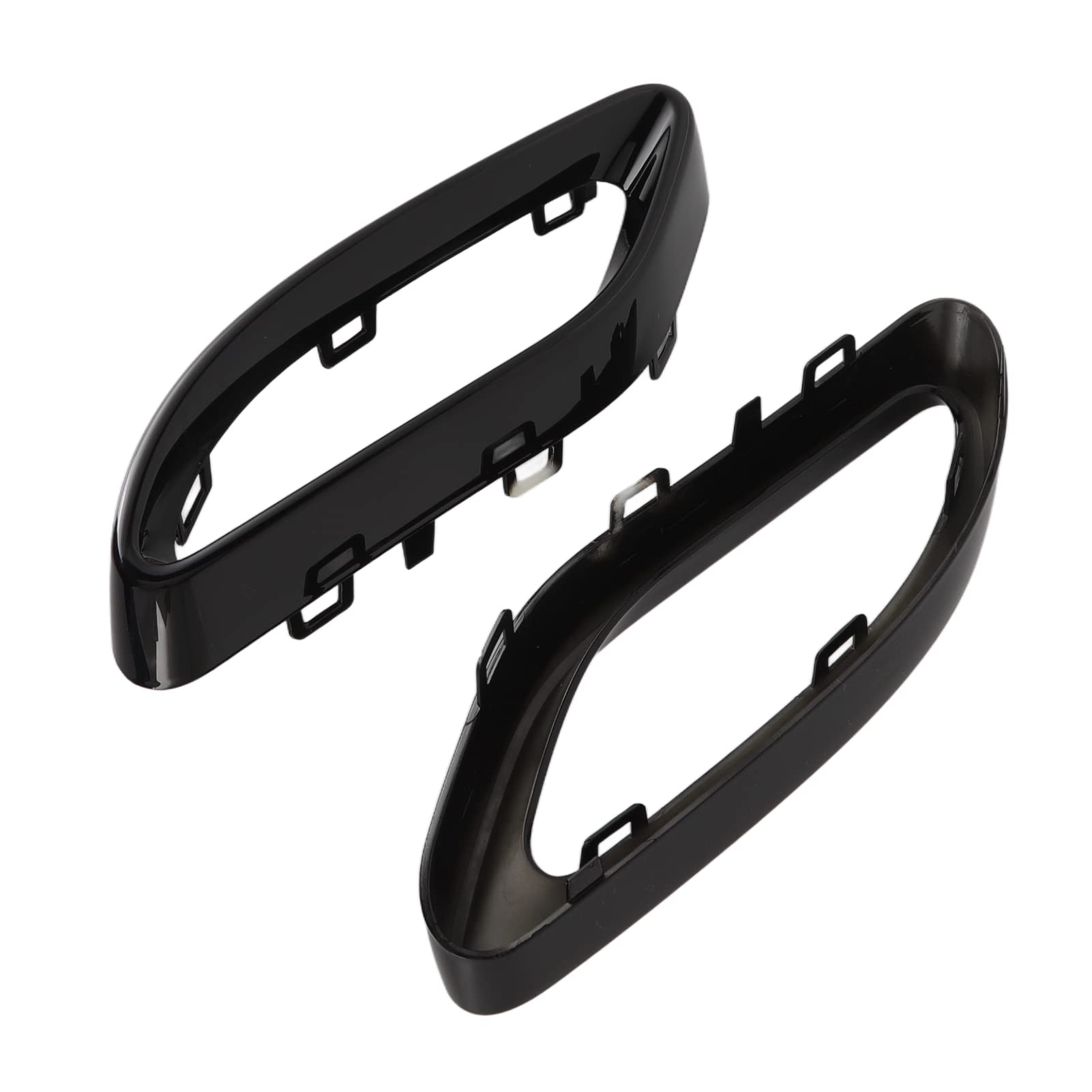 Cubierta de Silenciadores de Tubo de Escape, Reemplazo de Embellecedores de Punta de Color Negro Brillante para ‑ A B C E GLC CLS‑Class W177 W247 W205 W213 X253 C257