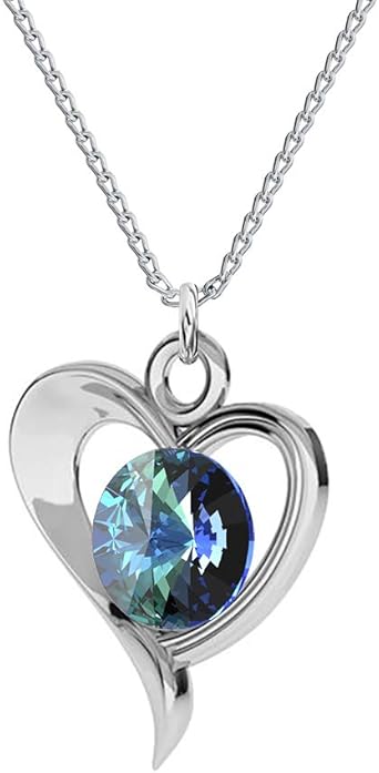 Aneneiceera Collana Girocollo Con Ali D'angelo A Forma Di Cuore Di - Foto 3