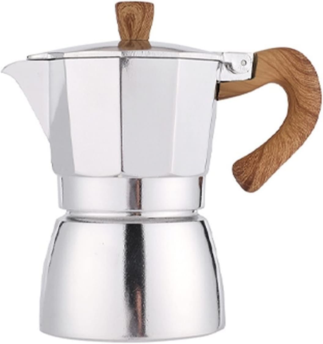 BJCBACD Coffee Pot Mocha Coffee Pot Octagonal Single Valve Extraction
