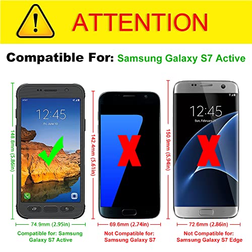 J&D Wallet Stand Case for Galaxy S7 Active #TOP15