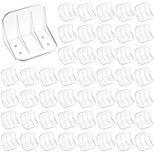 Taiyin clear polycarbonate large snow guards stacked in a 50 pack — the taller stud profile for deeper snow lines.