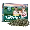 Small Pet Select 3rd Cutting Timothy Hay, Animal Food for Guinea Pig, Rabbit, Hamster, Bunny, or Chinchilla, Natural Hay Grown in The USA, 5lb