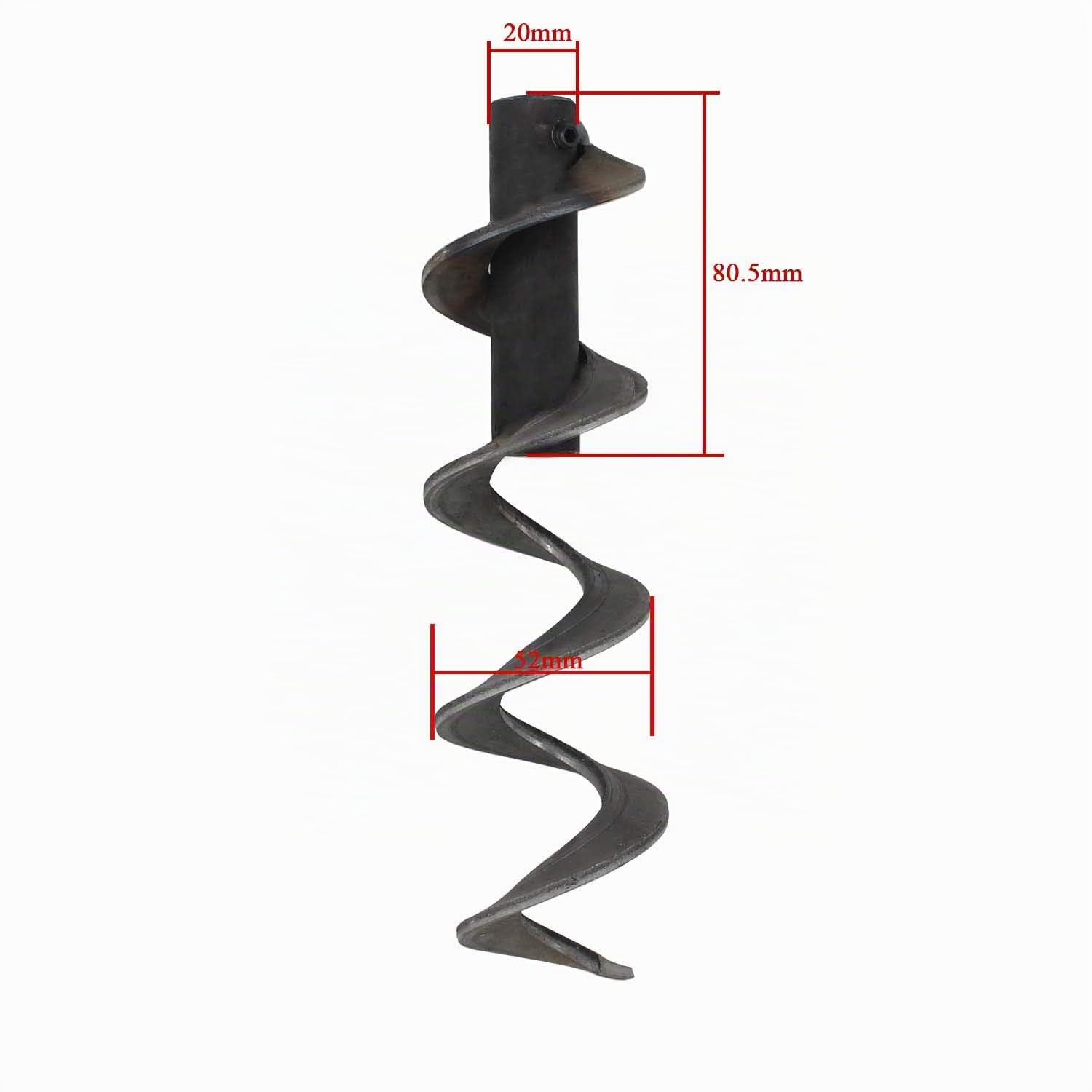 Förderschnecke pelletofen 200 300 400 500 600mm förderspirale schnecken pellets pelletförderschnecke (Gesamtlänge 300mm)