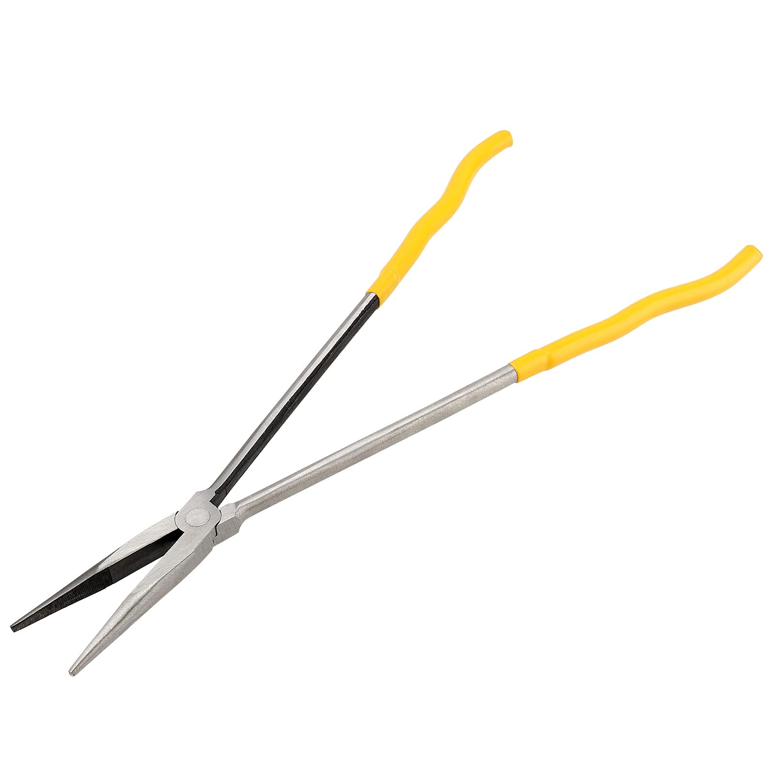 HEIHAK 3-Piece 16-Inch Long Needle Nose Pliers Set – Straight, 45 & 90 Degree For Tight Spaces