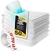 7.5" x 7.5" Foam Wrap Pouches – Cushion Pouches Protect Cups, Glasses, Dishes, Moving Fragile Items and Packing Boxes – Foam Pouches Work Like Moving Paper and Bubble Packing Envelopes – 50 Pack