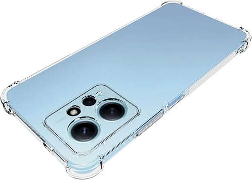 Miniatura 6 de Funda para Redmi Note 12 4G Clear TPU Cuatro Esquinas Cubierta Protectora Transparente Suave