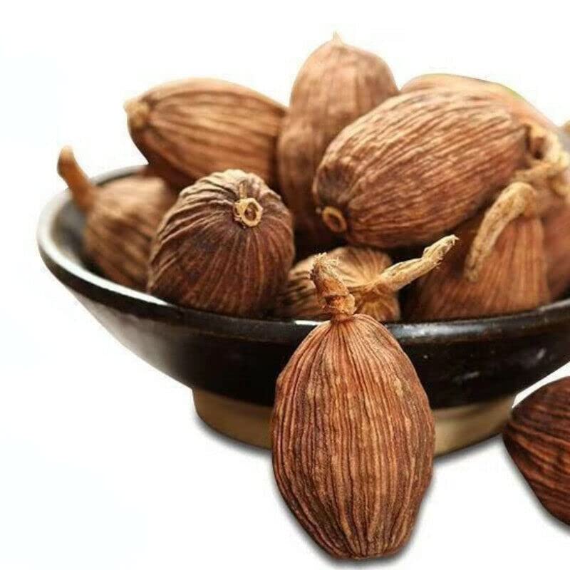 Naturelle Herbe Épices Assaisonnements 100g-500g Cardamome Bio Yunnan Cardamome Noire Fumée (100g)