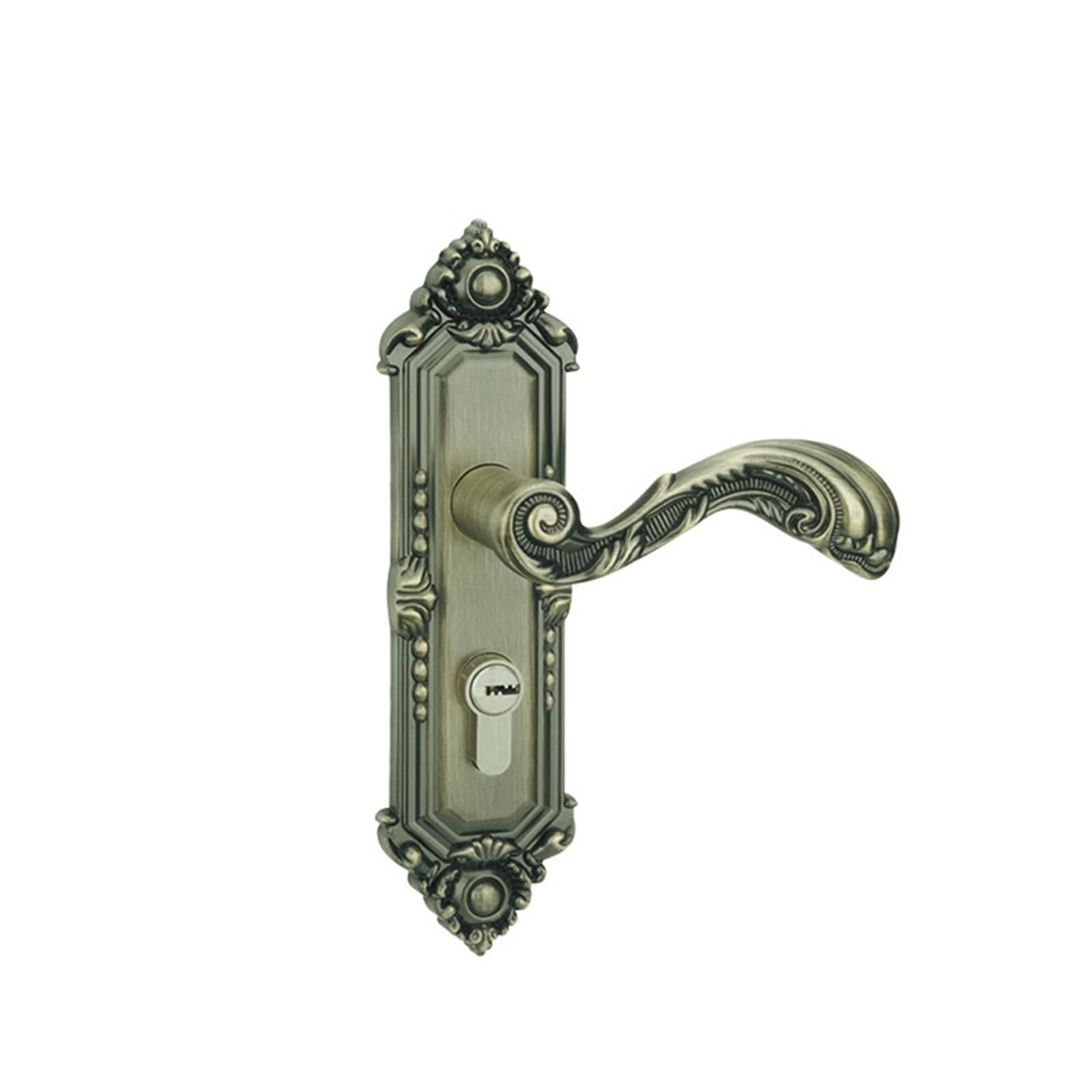 Serrure de porte intérieure en alliage de zinc FB9655 bronze pour bureau