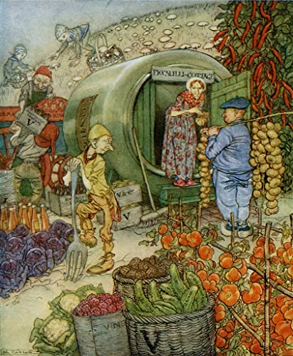 Graffiti art mural Arthur Rackham pour un salon moderne au style unique