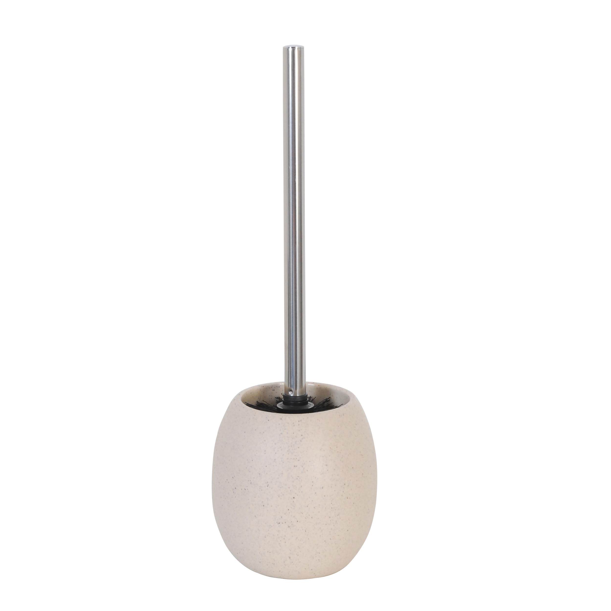MSV "Manali Sand Ceramic Stone Toilet Brush, Beige