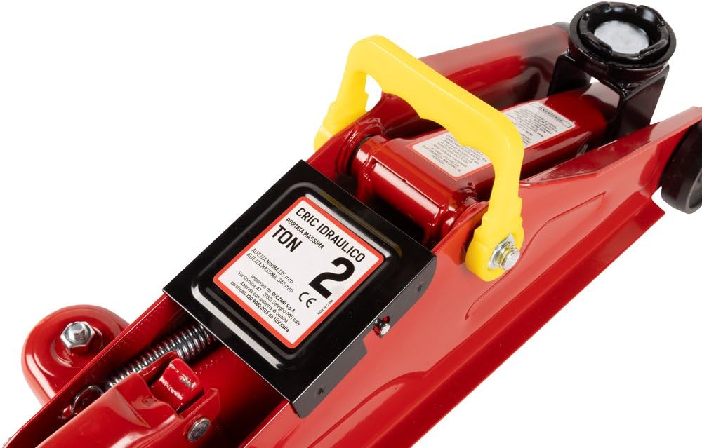 Start Crick a Carrello 2T Omologato CE - Alzata da 135 mm a 330 mm | Robusto, Compatto e Sicuro