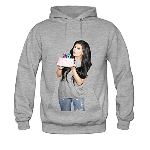 Andrea Sotaski Kylie Jenner 18 Birthday Mens Hoody Sweatshirt L Grey