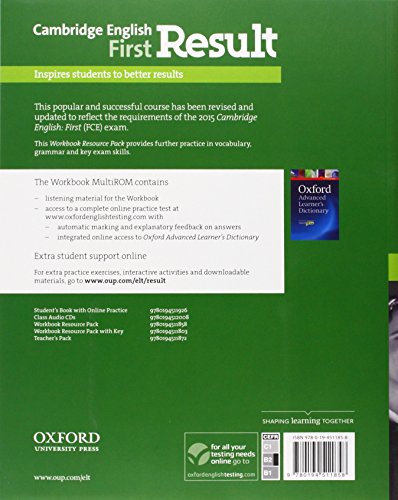 First result. Workbook. Without key. per le Scuole...