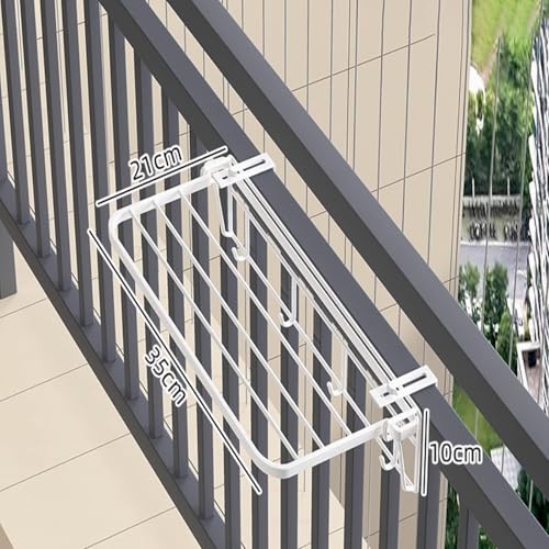 Étendoir à linge compact 35cm résistant pour petits espaces et balcons - 3